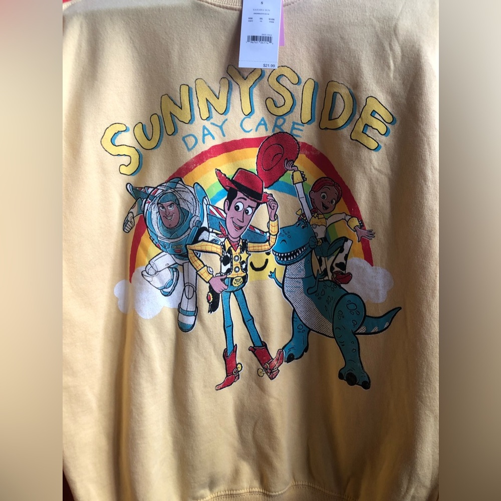 Target womens toy story sunny side day sweatshirt small new